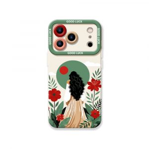 Boho Garden Goddess Silicone Case for Apple iPhone Series