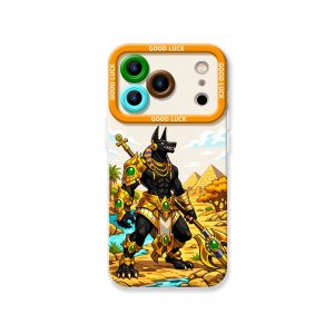 Pharaohs Guardian Design Silicone Case for Apple iPhone Series