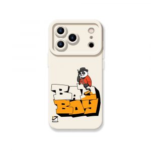 Vintage Panda Cool Bad Boy Silicone Case for Apple iPhone Series