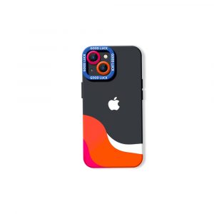 Colorful Wave Design Silicone Case for Apple iPhone Series