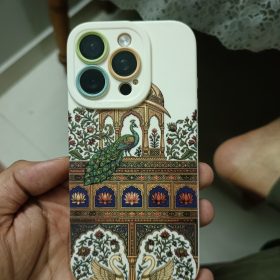 Ornate Peacock and Swan Elegance Silicone Case for Apple iPhone Series photo review