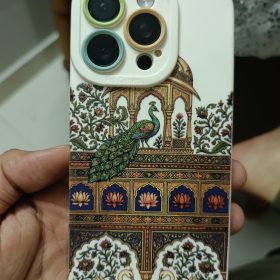 Ornate Peacock and Swan Elegance Silicone Case for Apple iPhone Series photo review