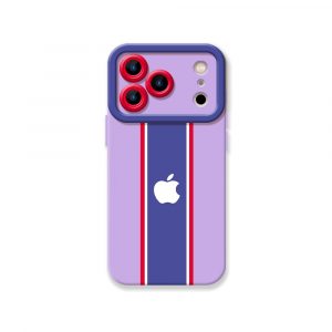 Patriotic Stripe Elegance Silicone Case for Apple iPhone Series