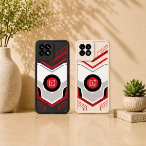 Crimson Vector Silicone Case for OnePlus 11R 5G