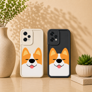 Happy Corgi Companion Silicone Case for OnePlus Nord CE 2 Lite 5G