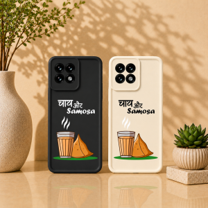 Chai and Samosa Delight Silicone Case for OnePlus 11R 5G