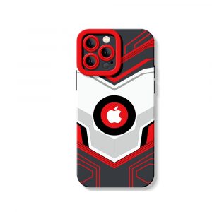 Futuristic Geo Pattern Silicone Case for Apple iPhone Series