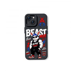 Beast Mode Bunny Alpha Mindset Silicone Case for Apple iPhone Series