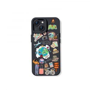 Adventure Awaits Graphic Silicone Case for Apple iPhone Series