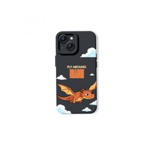 Fly High Dragons Bold Adventure Silicone Case for Apple iPhone Series.