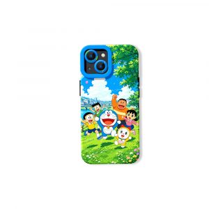 Playful Adventure Cartoon Silicone Case for Apple iPhone Series