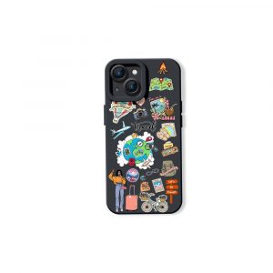 Adventure Awaits Graphic Silicone Case for Apple iPhone Series