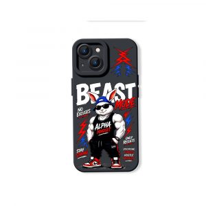 Beast Mode Bunny Alpha Mindset Silicone Case for Apple iPhone Series