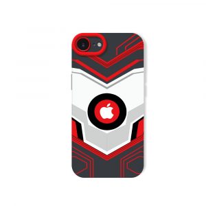 Futuristic Geo Pattern Silicone Case for Apple iPhone Series