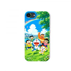 Playful Adventure Cartoon Silicone Case for Apple iPhone Series