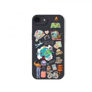 Adventure Awaits Graphic Silicone Case for Apple iPhone Series