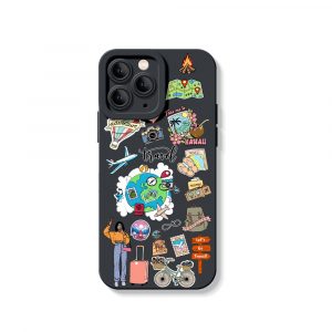 Adventure Awaits Graphic Silicone Case for Apple iPhone Series
