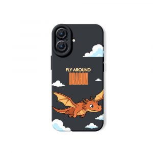 Fly High Dragons Bold Adventure Silicone Case for Apple iPhone Series.