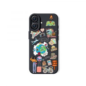 Adventure Awaits Graphic Silicone Case for Apple iPhone Series