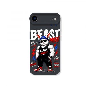 Beast Mode Bunny Alpha Mindset Silicone Case for Apple iPhone Series