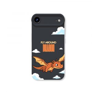 Fly High Dragons Bold Adventure Silicone Case for Apple iPhone Series.