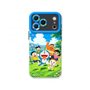 Playful Adventure Cartoon Silicone Case for Apple iPhone Series