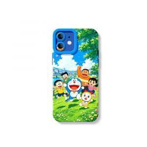 Playful Adventure Cartoon Silicone Case for Apple iPhone Series