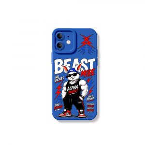 Beast Mode Bunny Alpha Mindset Silicone Case for Apple iPhone Series