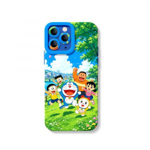 Playful Adventure Cartoon Silicone Case for Apple iPhone Series