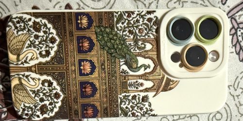 Click to view full screen Ornate Peacock and Swan Elegance Silicone Case for Apple iPhone Series photo review