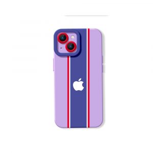 Patriotic Stripe Elegance Silicone Case for Apple iPhone Series