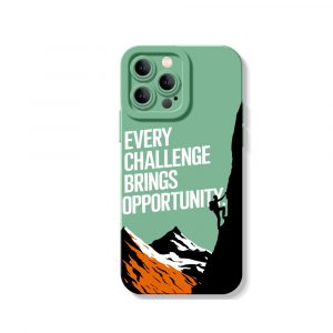 Mountain Motivation Adventure Silicone Case for Apple iPhone Series