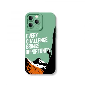 Mountain Motivation Adventure Silicone Case for Apple iPhone Series