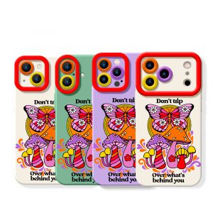 Groovy Butterfly Dreamscape Silicone Case for Apple iPhone Series