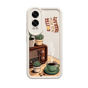 Retro Coffee Vibes Silicone Case for OnePlus Nord CE 4lite 5G
