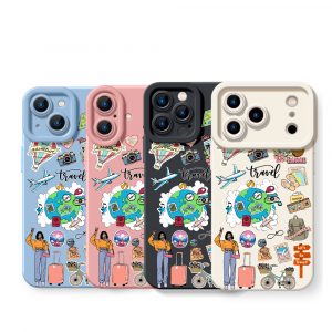 Adventure Awaits Graphic Silicone Case for Apple iPhone Series