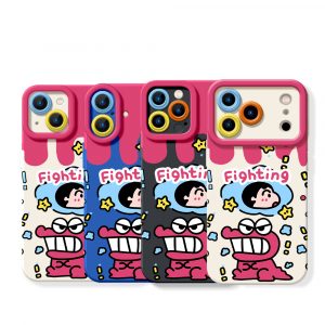 Bold Cartoon Expression Silicone Case for Apple iPhone Series