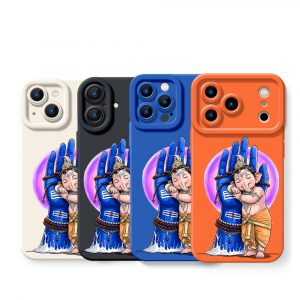 Sacred Embrace Artistry Silicone Case for Apple iPhone Series