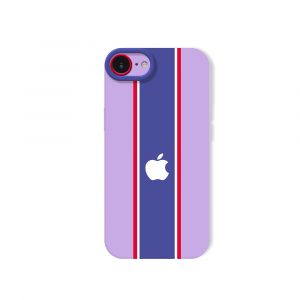 Patriotic Stripe Elegance Silicone Case for Apple iPhone Series