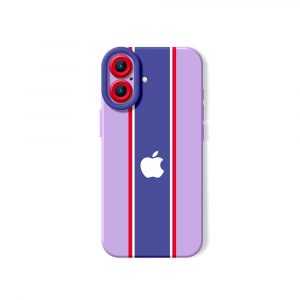Patriotic Stripe Elegance Silicone Case for Apple iPhone Series
