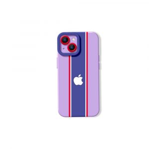 Patriotic Stripe Elegance Silicone Case for Apple iPhone Series