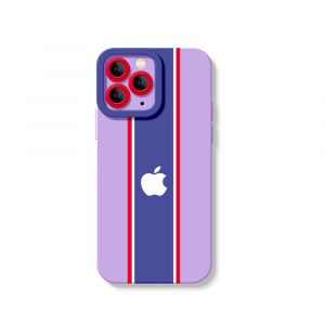 Patriotic Stripe Elegance Silicone Case for Apple iPhone Series