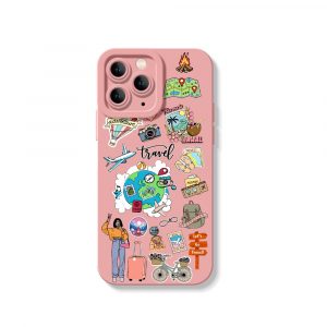Adventure Awaits Graphic Silicone Case for Apple iPhone Series