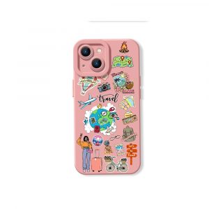 Adventure Awaits Graphic Silicone Case for Apple iPhone Series