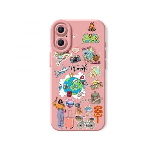 Adventure Awaits Graphic Silicone Case for Apple iPhone Series