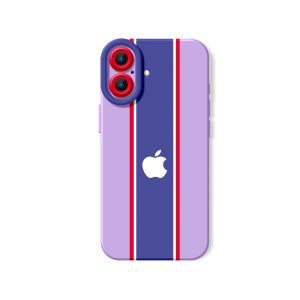 Patriotic Stripe Elegance Silicone Case for Apple iPhone Series