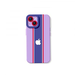 Patriotic Stripe Elegance Silicone Case for Apple iPhone Series