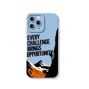Mountain Motivation Adventure Silicone Case for Apple iPhone Series