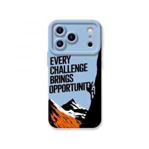 Mountain Motivation Adventure Silicone Case for Apple iPhone Series