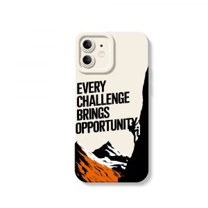 Mountain Motivation Adventure Silicone Case for Apple iPhone Series